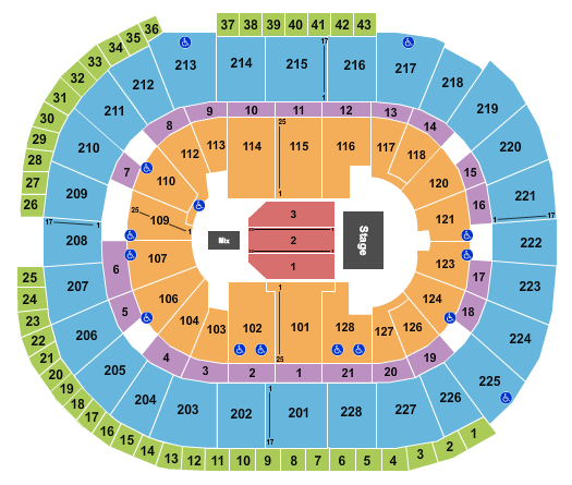 SAP Center SAP Center Seating Chart