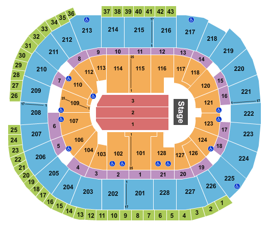 SAP Center SAP Center Seating Chart